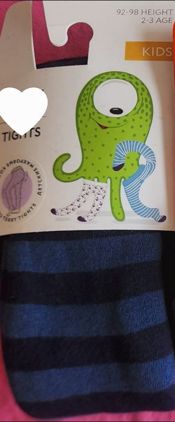 Махровые колготки Марк Формель в полоску