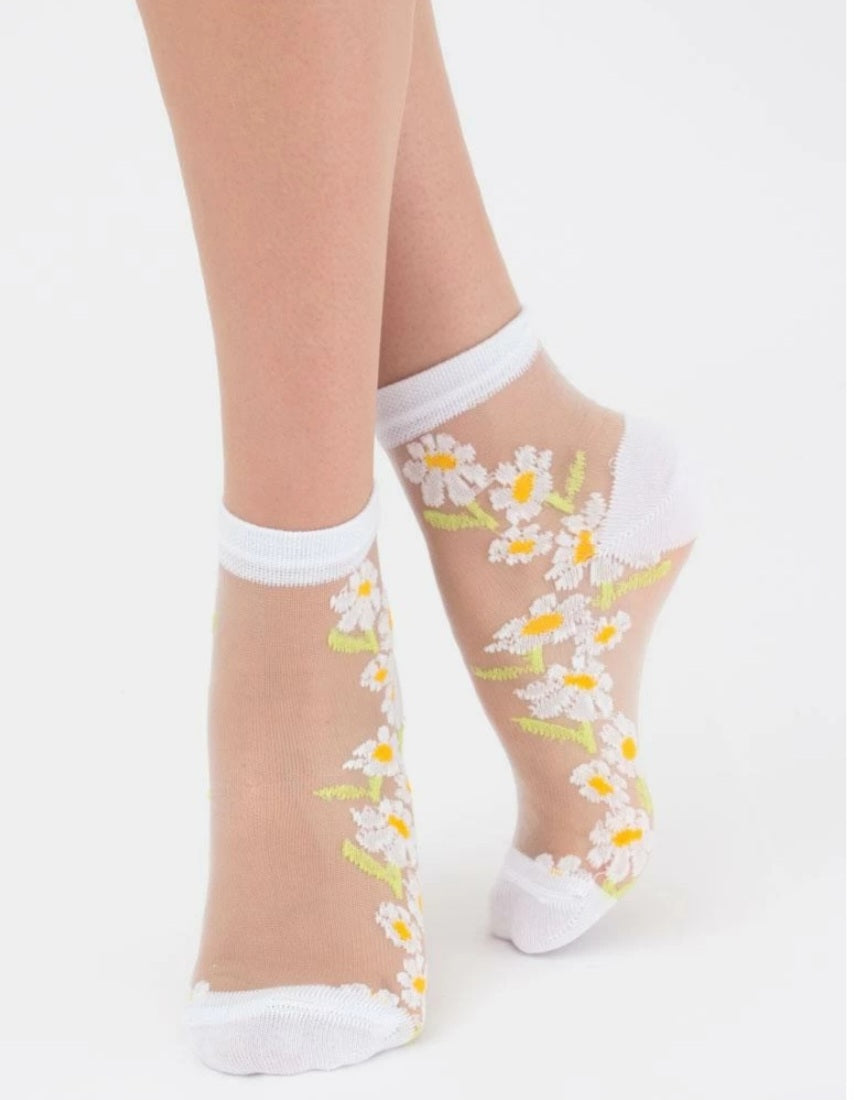 Носки в цветок