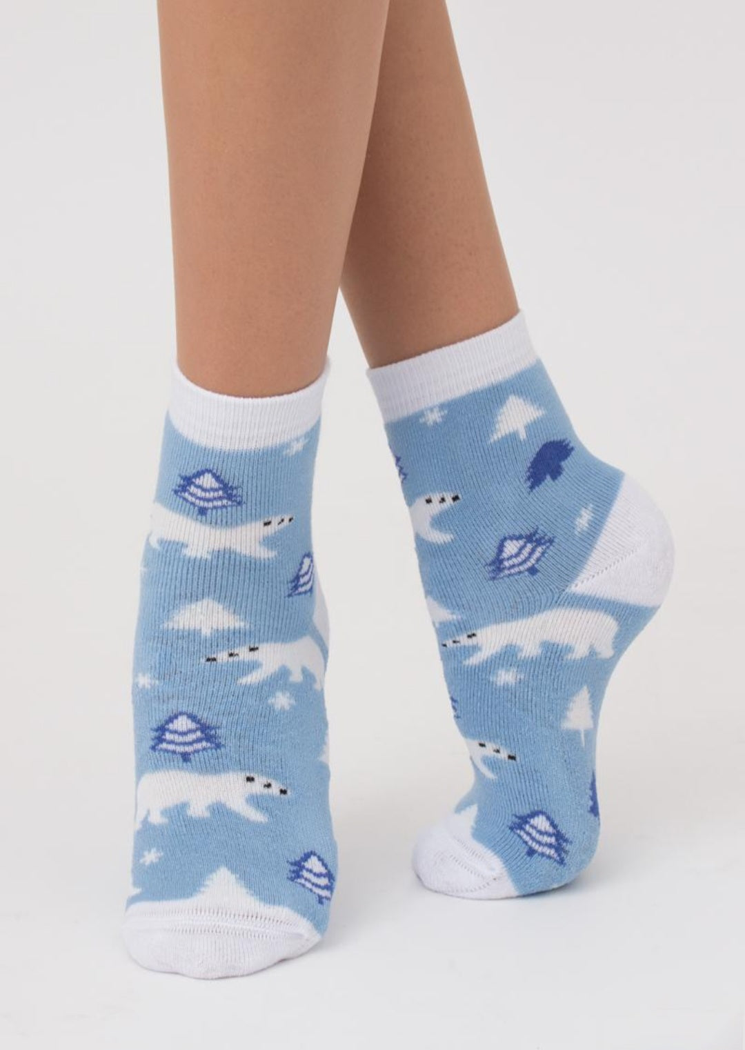 Махровые носки baby blue Джулия