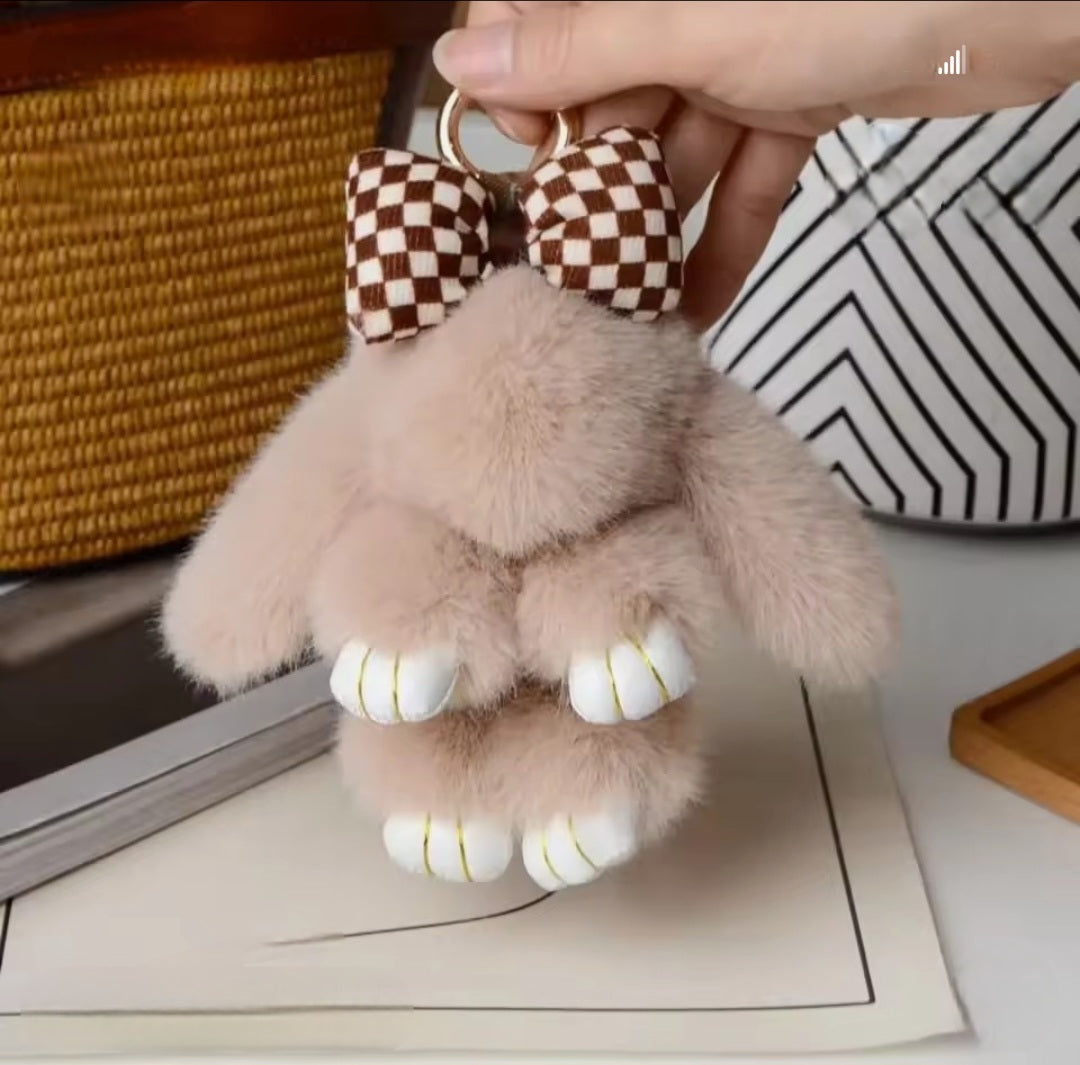Bow Bunny Socks Gift Set + Keychain 🐰